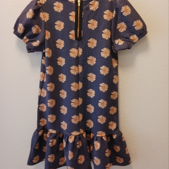 Daisy Suedette Dress Short Short Sleeve Relaxed Fit Dress Soft Sz Large 12 Girl - Picture 7 of 8